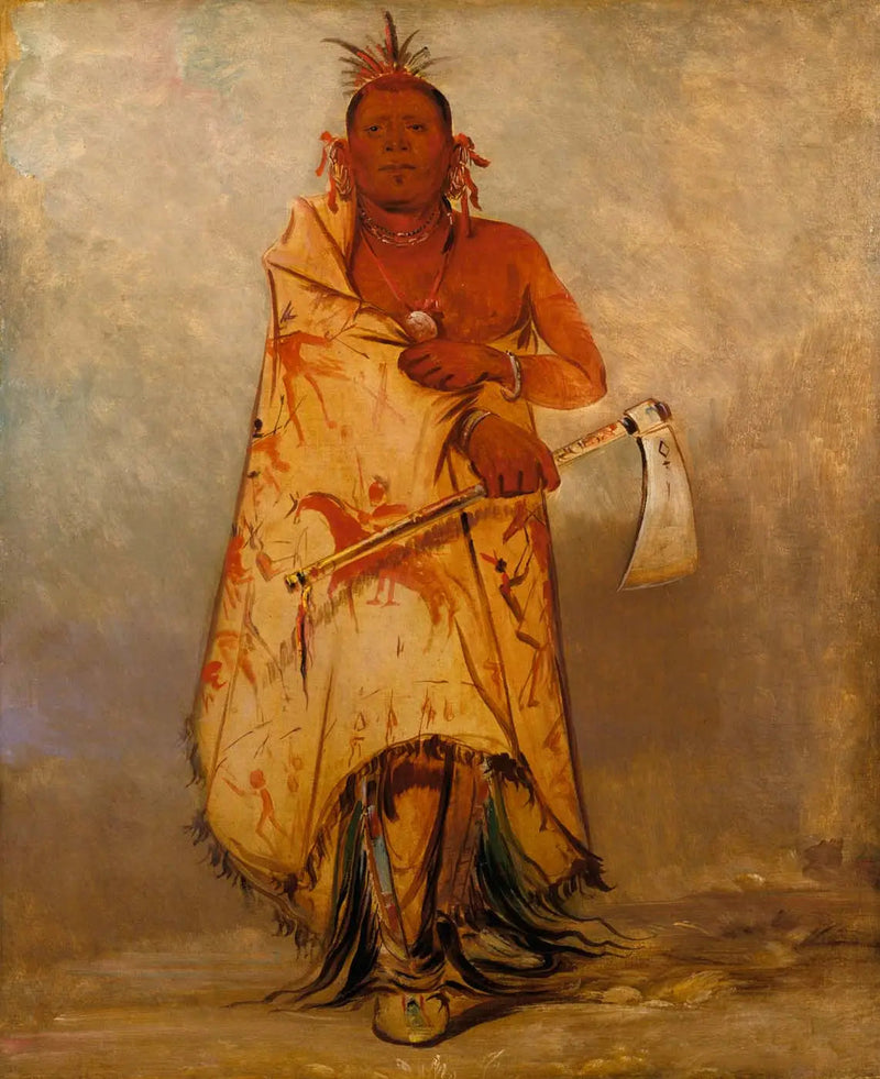 Le-sháw-loo-láh-le-hoo, Big Elk, Skidi (Loup) Pawnee - George Catlin