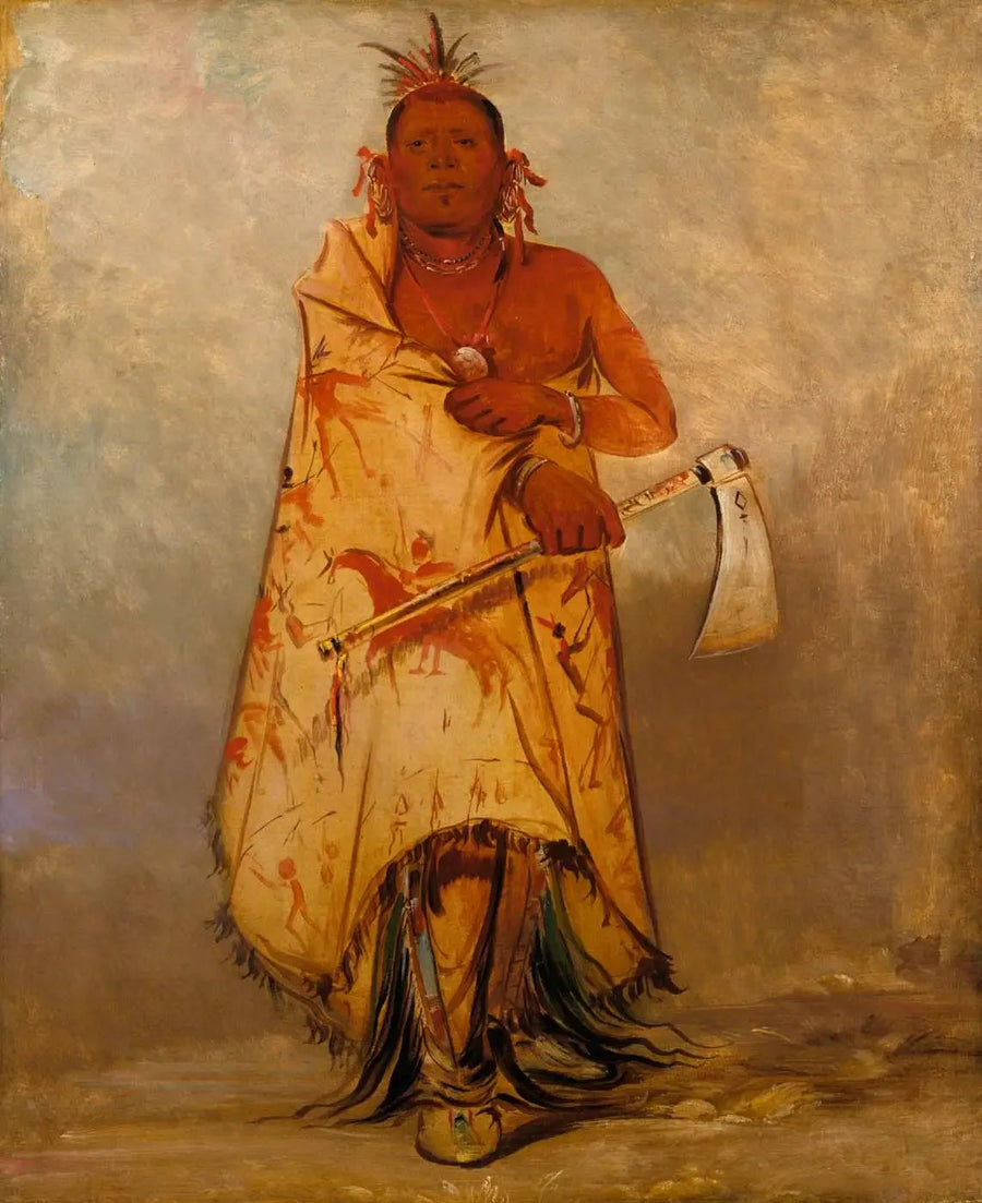 Le-sháw-loo-láh-le-hoo, Big Elk, Skidi (Loup) Pawnee - George Catlin