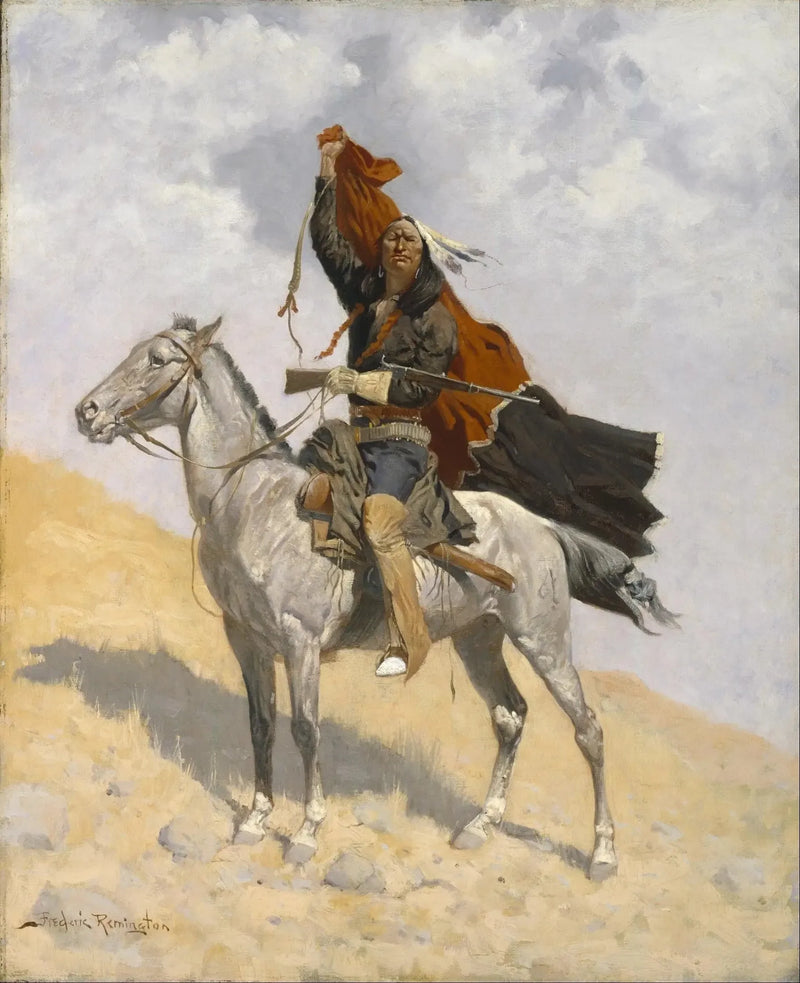 Peitteen signaali - Frederic Remington