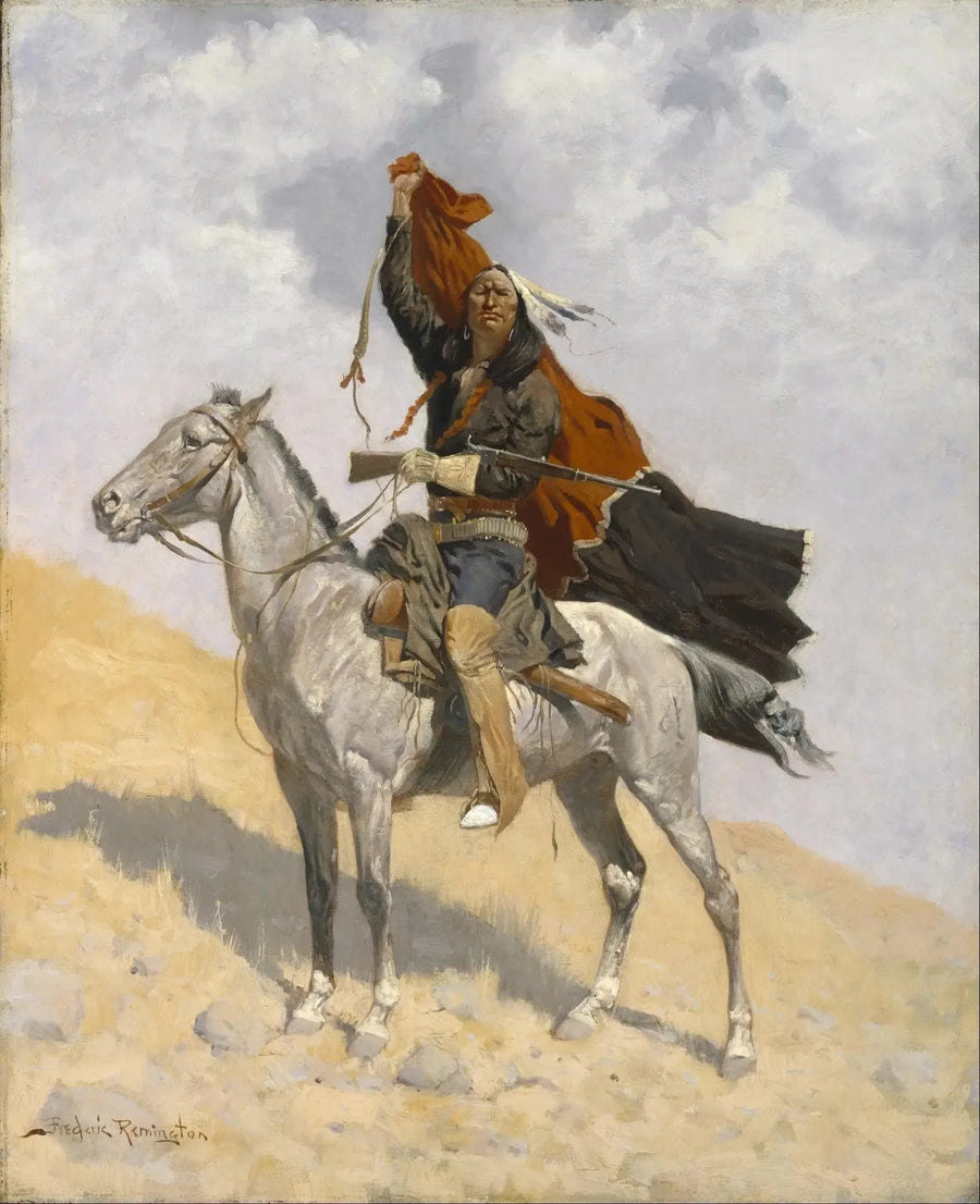 Peitteen signaali - Frederic Remington