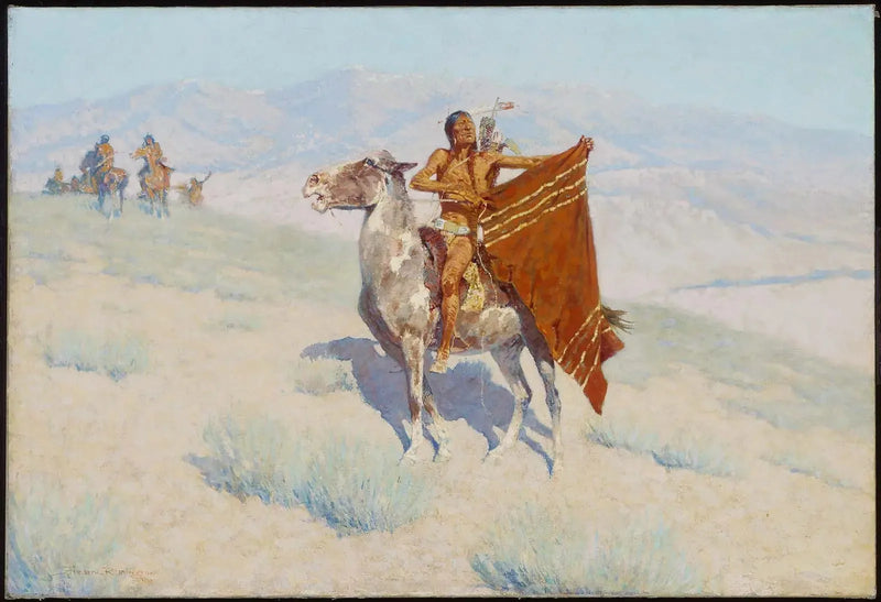 Peitteen signaali - Frederic Remington