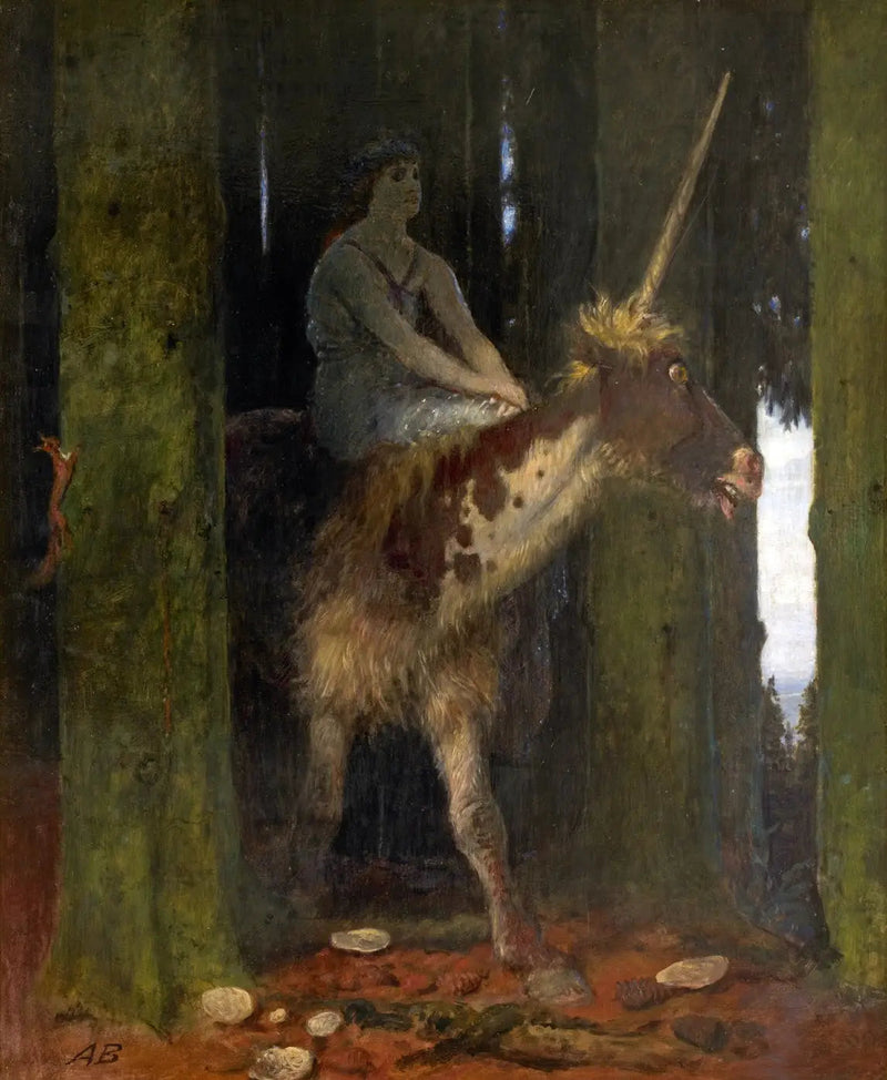 Metsän hiljaisuus - Arnold Böcklin
