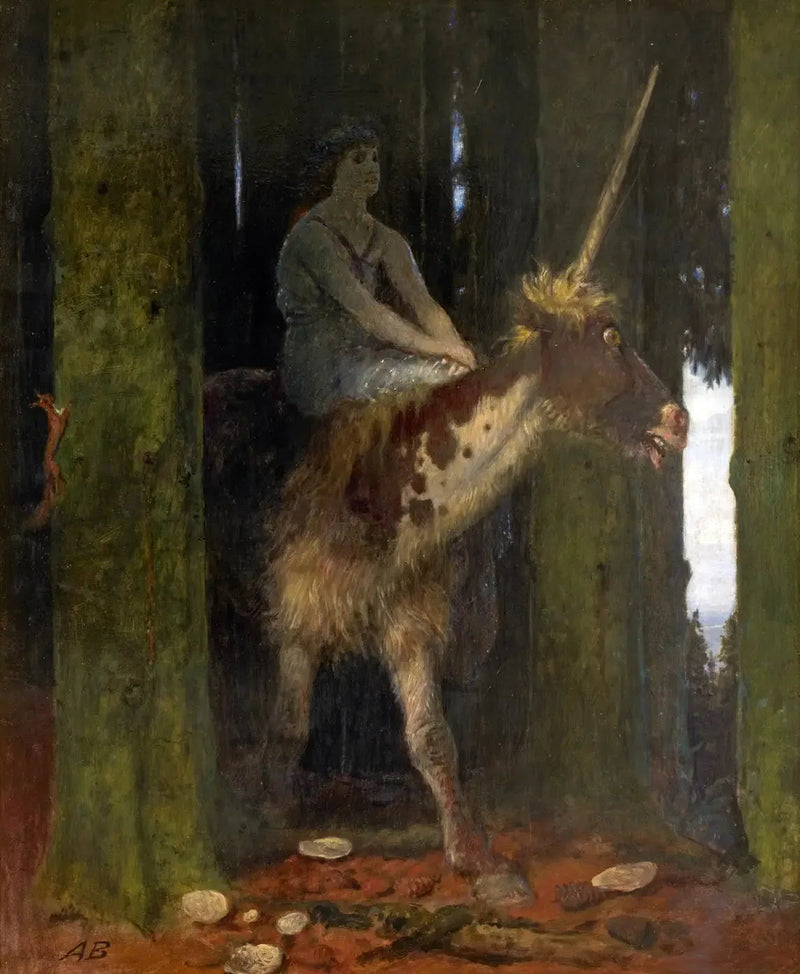 Metsän hiljaisuus - Arnold Böcklin