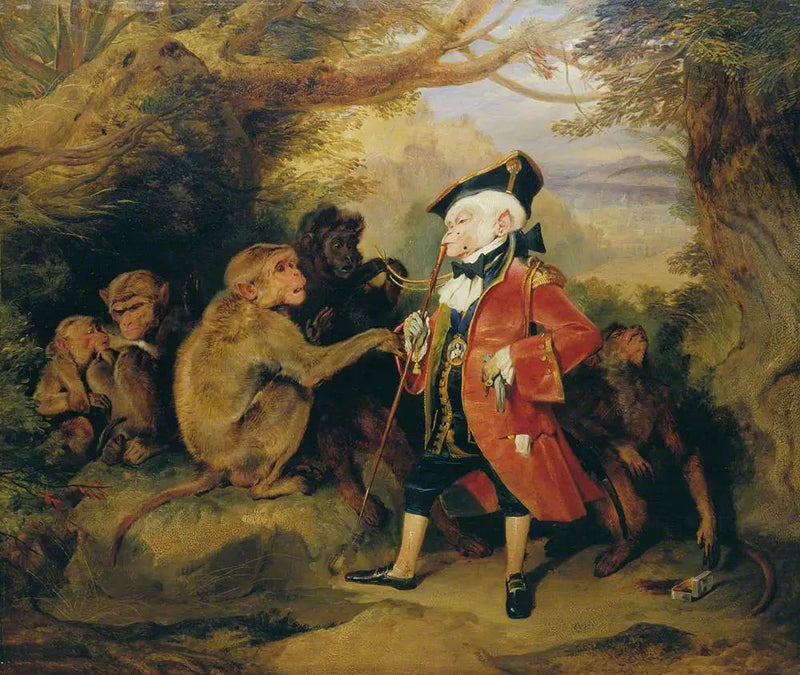 Matkustava apina - Edwin Henry Landseer