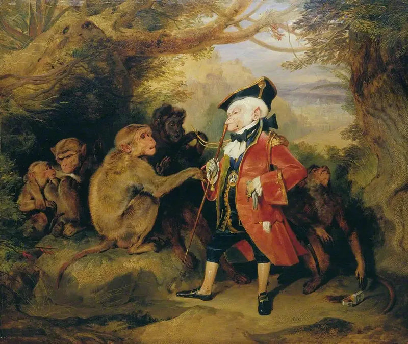 Matkustava apina - Edwin Henry Landseer