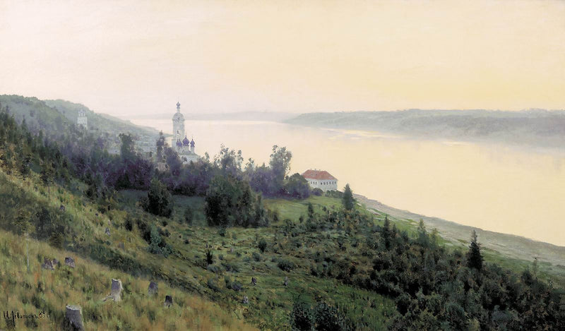 Ilta. Kultainen Plio - Isaac Levitan