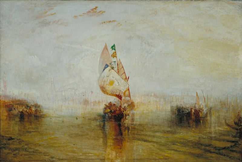 Venetsian aurinko merelle - J. M. W. Turner