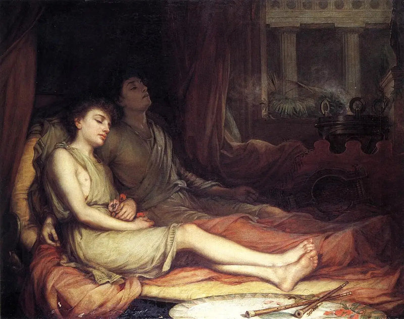 Unen ja veljen kuolema - John William Waterhouse