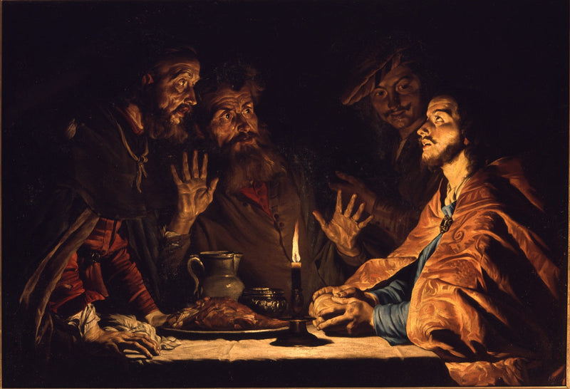 Emmauksen illallinen - Gerrit van Honthorst