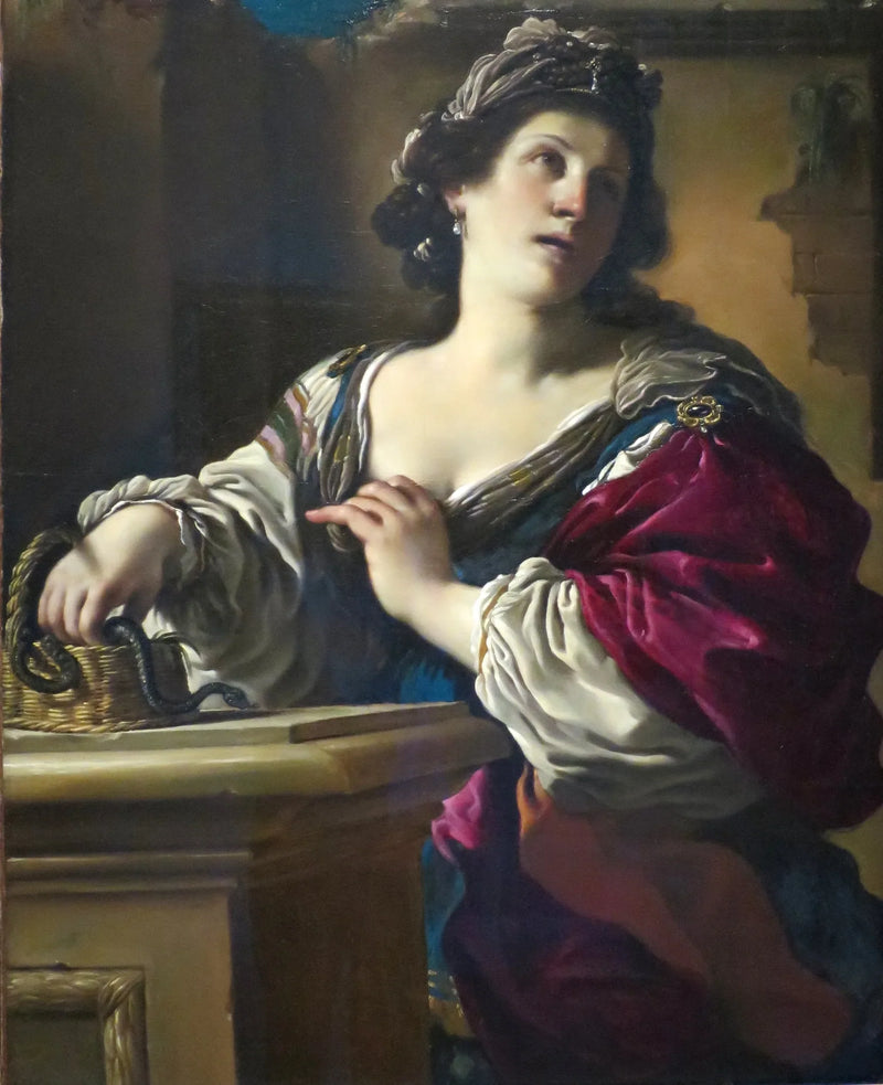 Kleopatran itsemurha - Guercino