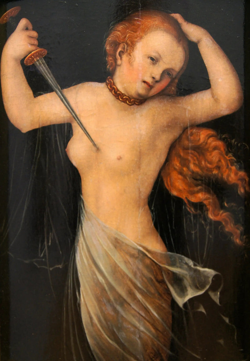 Lucretian itsemurha - Lucas Cranach vanha