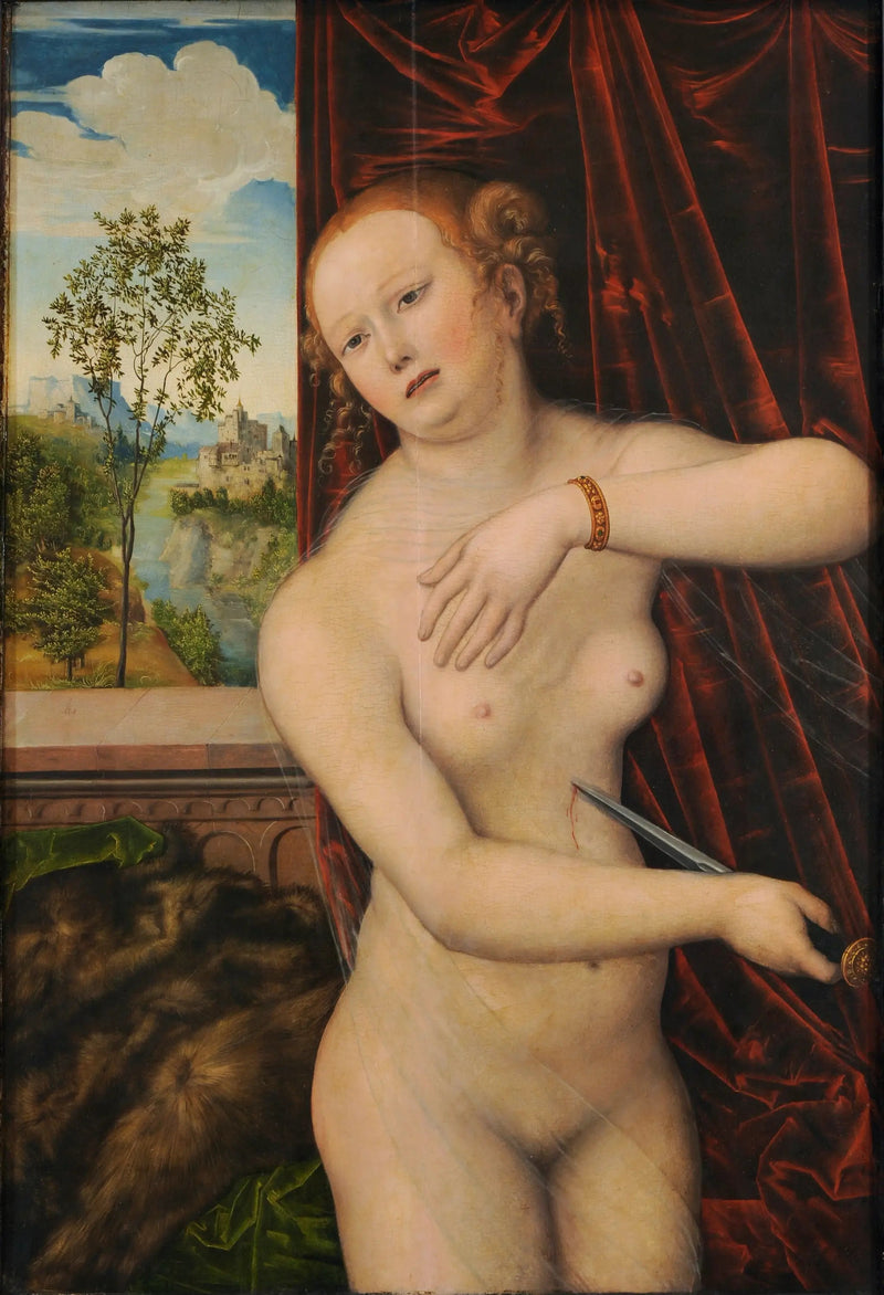 Lucretian itsemurha - Lucas Cranach vanhempi