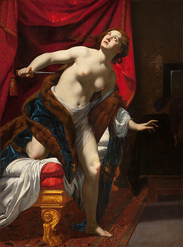 Lucretian itsemurha - Simon Vouet