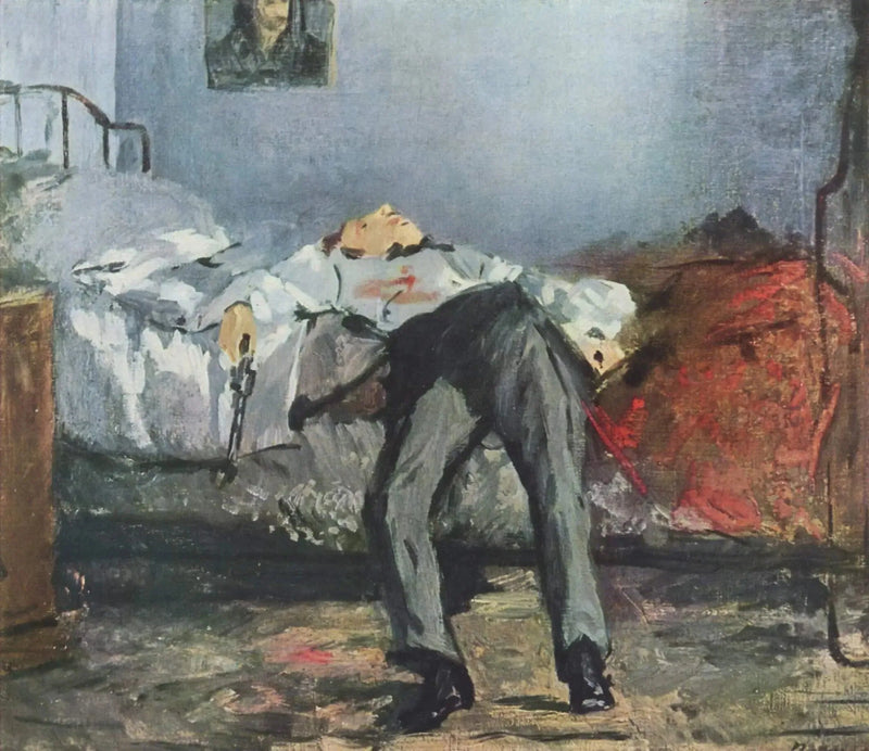 Itsemurha - Édouard Manet