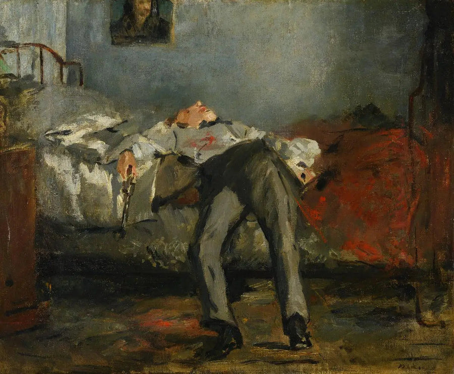 Itsemurha - Édouard Manet