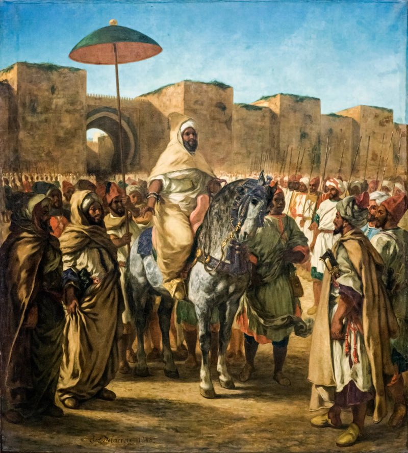 Marokon sulttaani - Eugène Delacroix