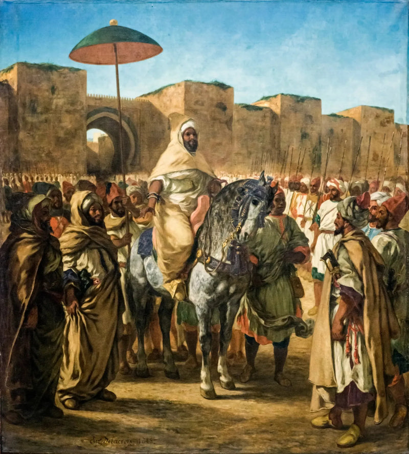 Marokon sulttaani - Eugène Delacroix