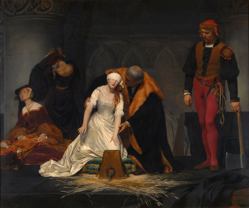Jane Grey'n rangaistus - Paul Delaroche