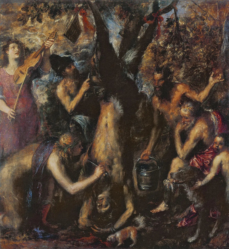 Marsyasin kidutus - Tizian