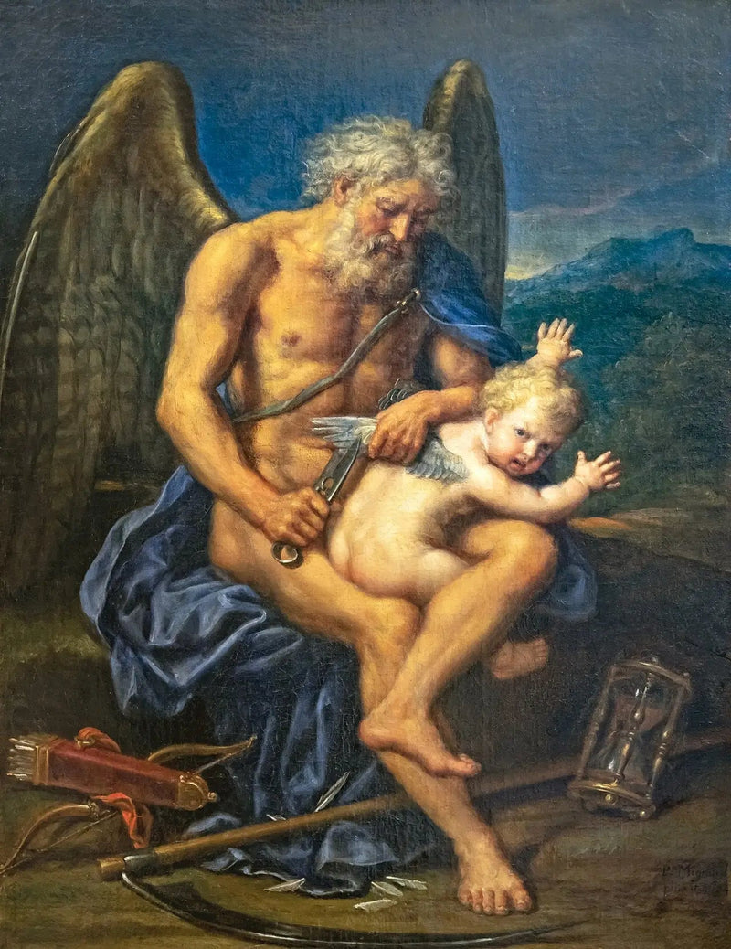 Rakkauden siipien leikkaava aika - Pierre Mignard