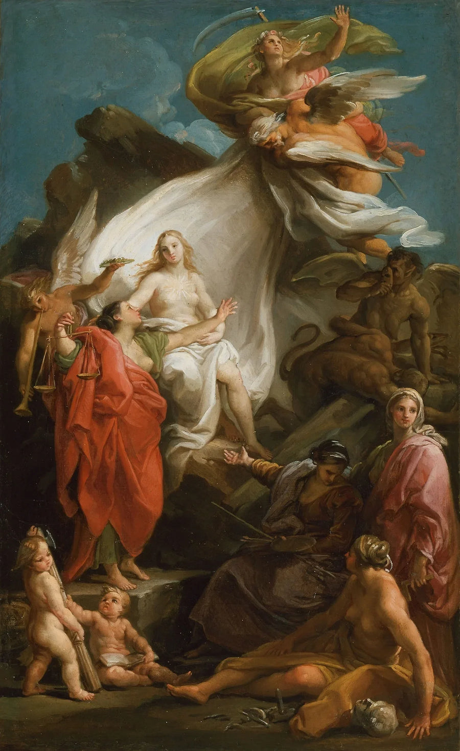 Aika paljastaa totuuden - Pompeo Batoni