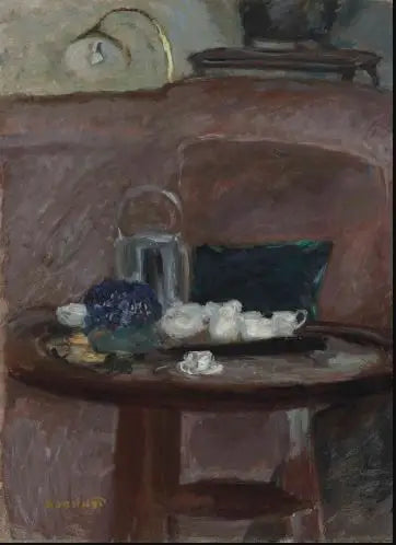 Tee, violettikimppu - Pierre Bonnard