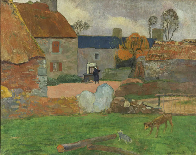 Sininen katto - Paul Gauguin