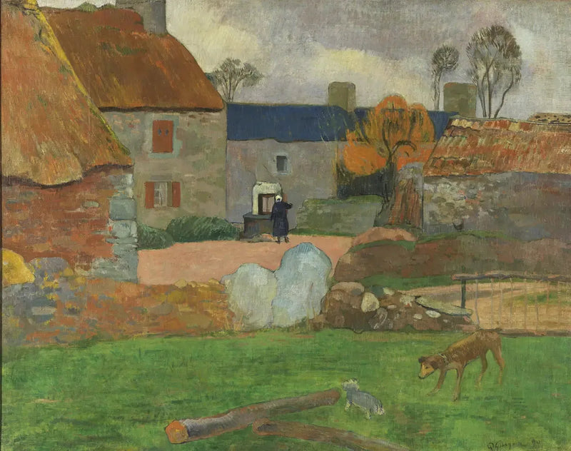 Sininen katto - Paul Gauguin