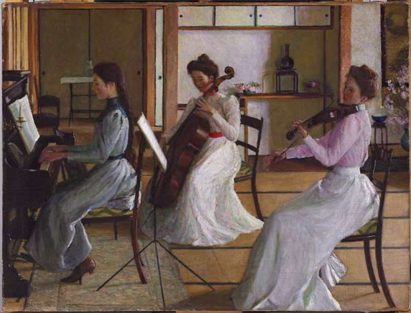 Le Trio, Tokio, Japani - Lilla Cabot Perry