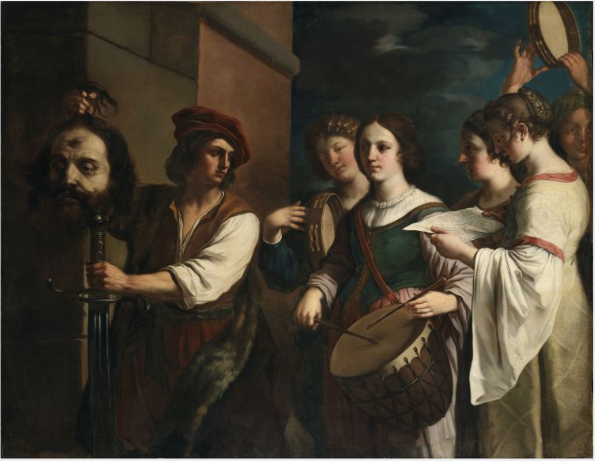 Daavidin voitto - Guercino