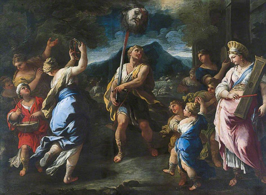 Daavidin voitto - Luca Giordano