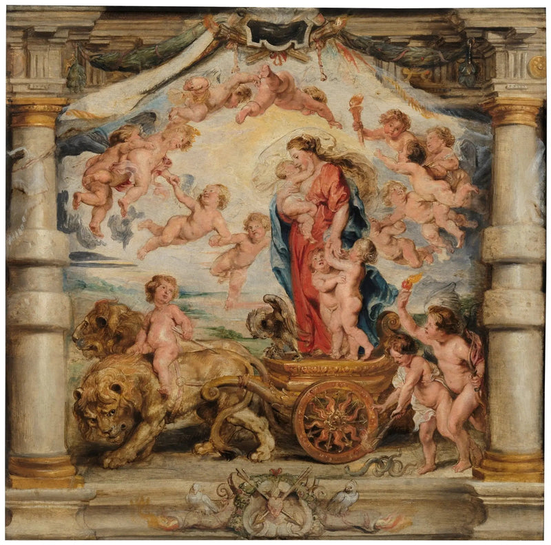 Jumalanrakkauden voitto - Peter Paul Rubens