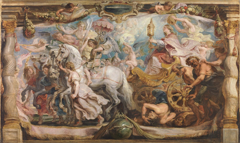 Kirkon voitto - Peter Paul Rubens