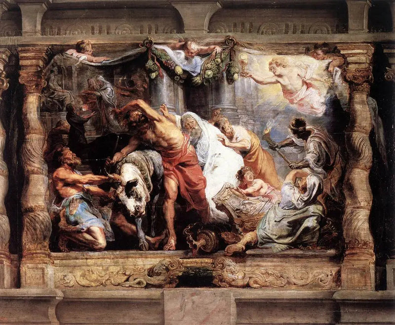 Eucharisian voitto idolatriaa vastaan - Peter Paul Rubens