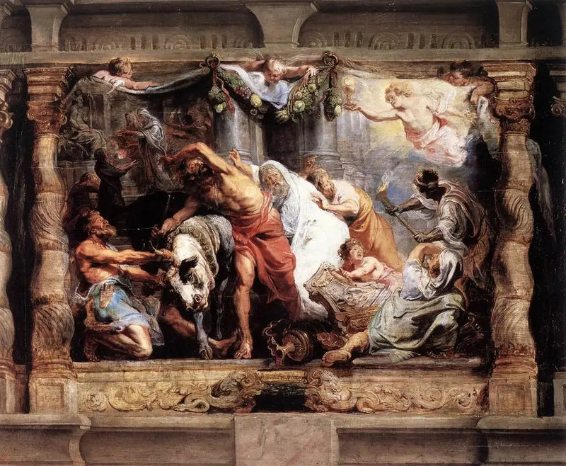 Eucharisian voitto idolatriaa vastaan - Peter Paul Rubens