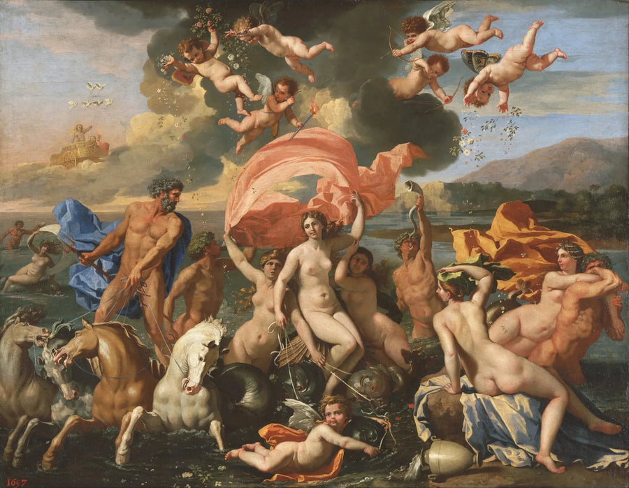 Neptunuksen voitto - Nicolas Poussin