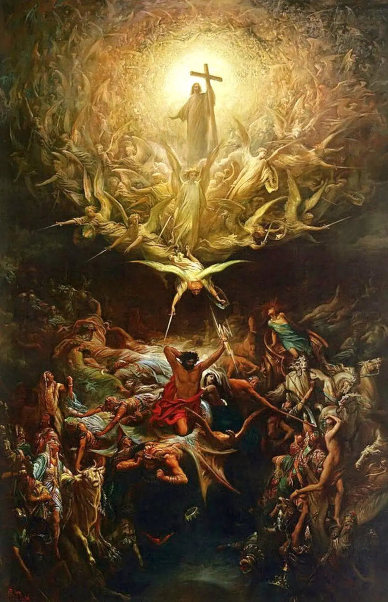 Kristinuskon voitto paganismia vastaan - Gustave Doré
