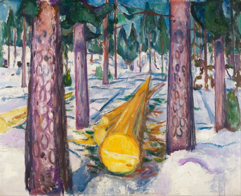 Keltainen runko - Edvard Munch