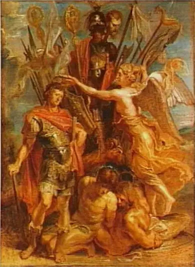 Constantinille kohotettu pysti - Peter Paul Rubens