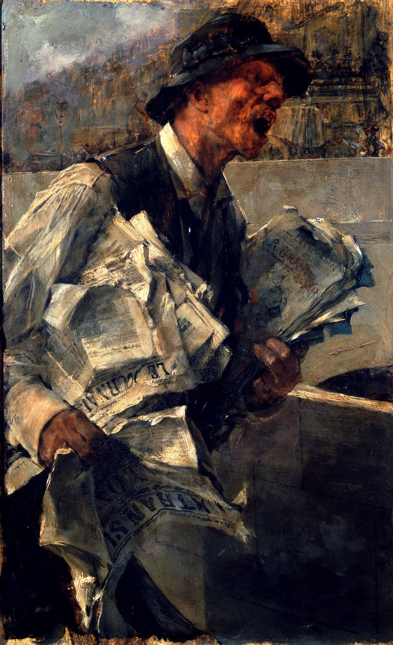 Sanomalehtimyyjä - Giovanni Boldini