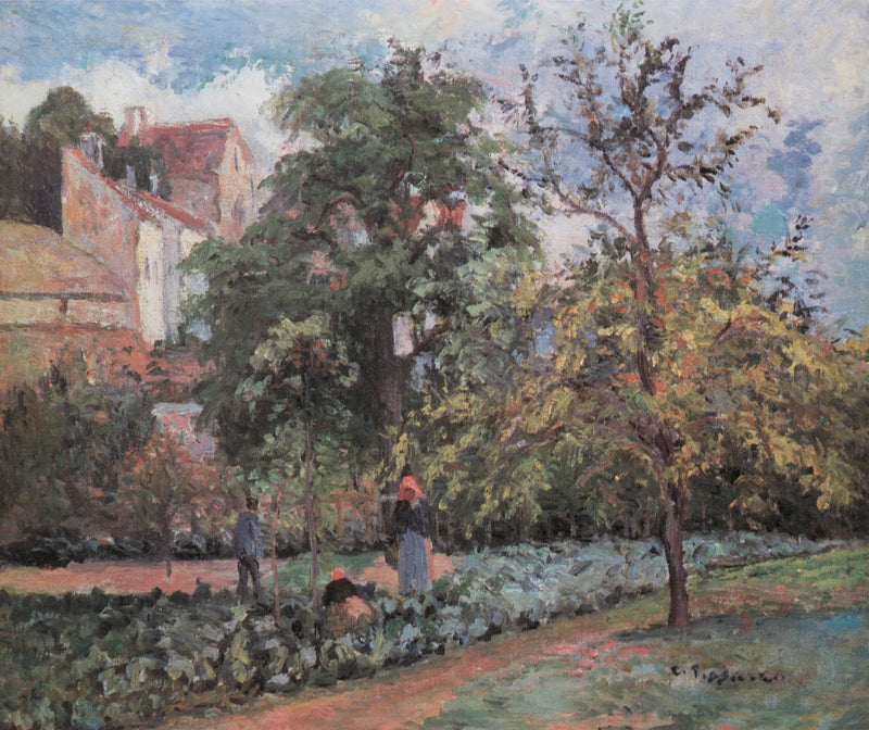 Maubuissonin hedelmätarha, Pontoise - Camille Pissarro