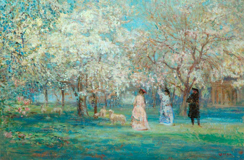 Kukkiva hedelmätarha - Charles Conder