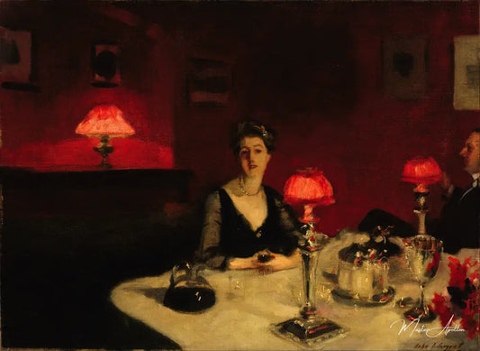 Le Verre de porto - John Singer Sargent - Reproductions de tableaux et peintures haut de gamme