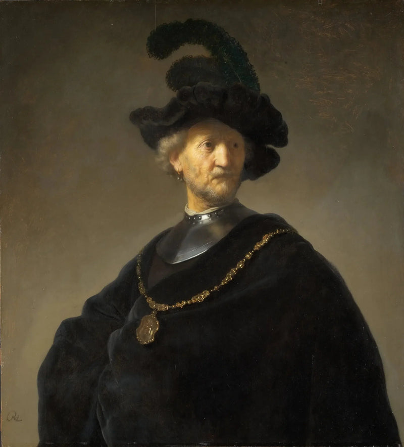 Vanha mies kultaketjussa - Rembrandt