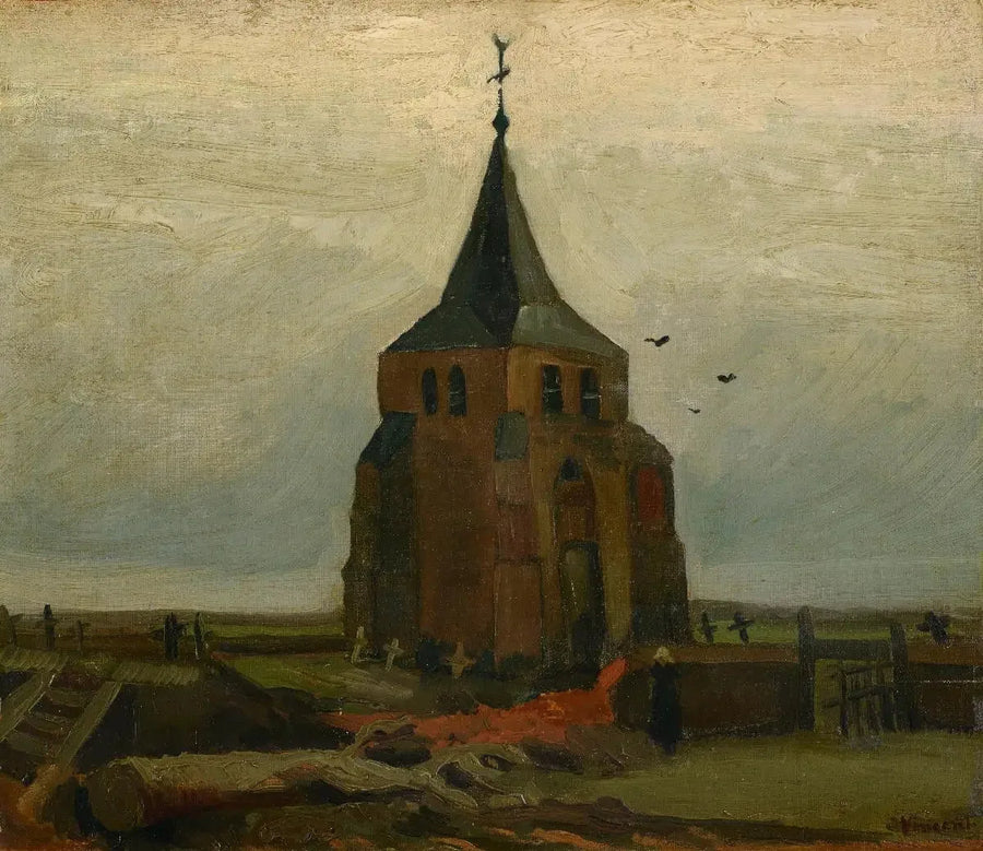 Vanhan Kellotornin - Vincent van Gogh
