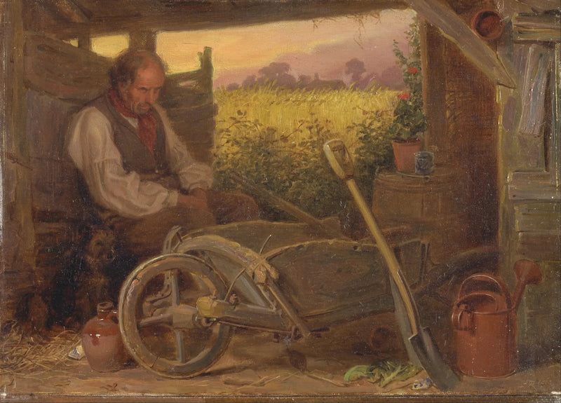 Vanha puutarhuri - Briton Rivière