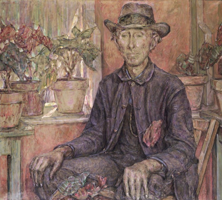 Vanha puutarhuri - Robert Lewis Reid