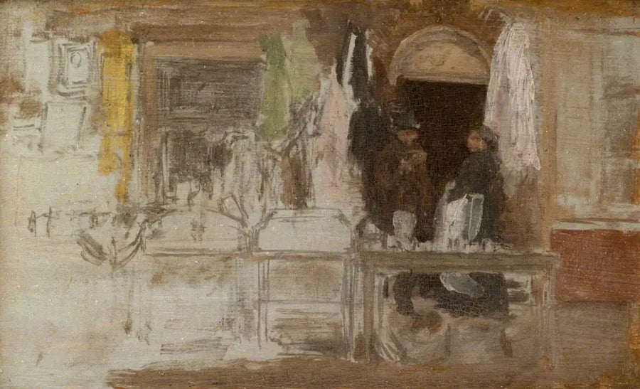 Vanha vaatekauppa, Houndsditch - James Abbott McNeill Whistler