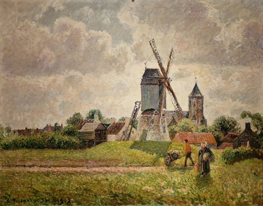 Vanha mylly Knokke - Camille Pissarro