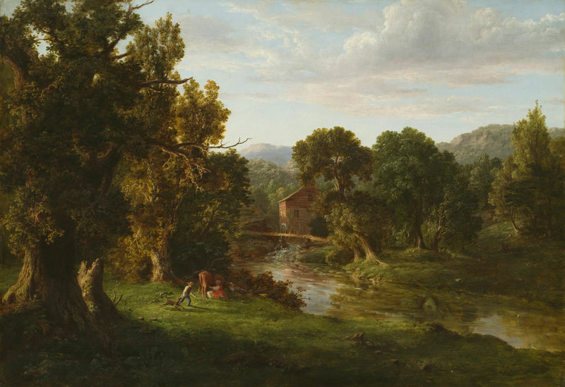 Vanha mylly - George Inness
